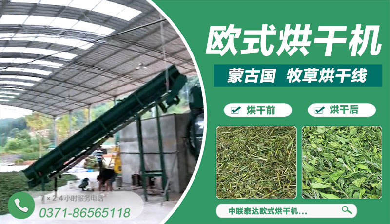 蒙古國牧業資源牧草烘干線